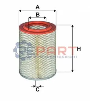 Фільтр повітряний (фільтруючий елемент) GAZ SOBOL UAZ HUNTER, PATRIOT 2.5/2.7 09.01 WIX FILTERS WA9822