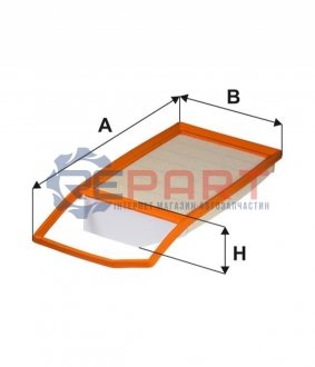 Фільтр повітря, 1.3HDI 10- WIX FILTERS WA9851
