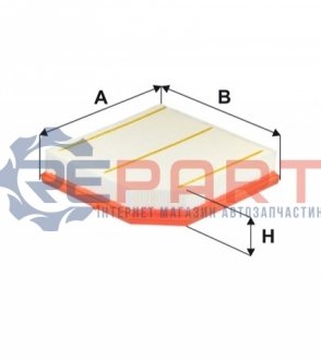 Фільтр повітряний WIX FILTERS WA9861 (фото 1)
