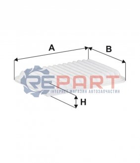 Фільтр повітря WIX FILTERS WA9877 (фото 1)