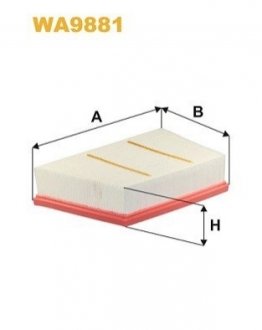 Фильтр воздуха WIX FILTERS WA9881