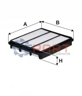 Фото Фільтр повітряний Chevrolet Evanda 2.0i 16V 02-/Epica 2.0/2.0-2.5 24V 05-11/Chery Easter 1.8-2.4 06- WIX FILTERS (WA9893) зображення 1