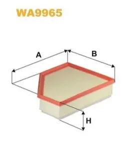 Фото Фільтр повітряний BMW 3 (G20/G80/G28) 2.0d (B47)/3.0d (B57) 18- (з поролоном) WIX FILTERS (WA9965) зображення 1