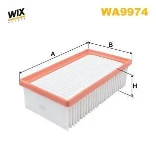 Фільтр повітряний Dacia Duster/Logan/Sandero 1.0 TCe19 WIX FILTERS WA9974 Купити в Україні