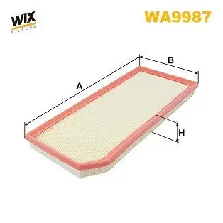 (фільтруючий елемент) AUDI A3 SEAT LEON VW GOLF V, GOLF VI, SCIROCCO III 2.0 09.06-11.17 WIX FILTERS WA9987 Купити в Україні