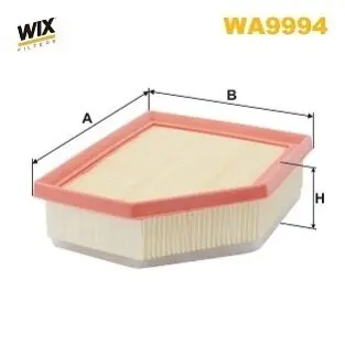 Фільтр повітряний Nissan Qashqai 1.3 DIG-T 21 WIX FILTERS WA9994 Купити в Україні