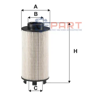 Фильтр топливный MB Actros/Atego OM936.912/OM936.973 11- WIX FILTERS WF10387