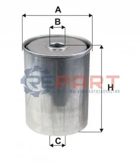 Фото Фільтр паливний Renaul Trafic 2.1-2.5 D 80-89/Master 2.4 D/2.4 TD 80-01 WIX FILTERS (WF8020) зображення 1