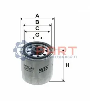 Фото Фільтр паливний MB OM601-602 WIX FILTERS (WF8048) зображення 1