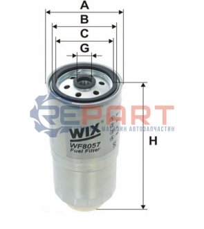 Фільтр палива WIX FILTERS WF8057