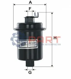 Фильтр топлива WIX FILTERS WF8067 Купить в Украине