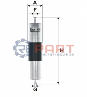 Фото 1 — Фільтр паливний BMW 3 (E36/E46)/5 (E39)/7 (E38) M43/M42/M52/M50/M54/M60/M62 90-07 WIX FILTERS (WF8168) Фото Фільтр паливний BMW 3 (E36/E46)/5 (E39)/7 (E38) M43/M42/M52/M50/M54/M60/M62 90-07 WIX FILTERS (WF8168) зображення 1