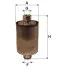 Фото Паливний фільтр LADA 110, 111, 112, KALINA, NIVA, NOVA, SAMARA 1.3-1.7LPG 09.91 WIX FILTERS (WF8182) зображення 1