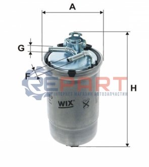 Фильтр топлива - (6Q127401, 6Q0127400A, 6Q0127400B) WIX FILTERS WF8269
