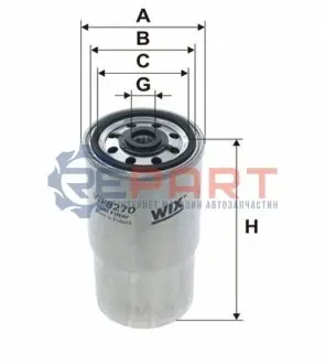 Фото 1 — Фильтр топлива WIX FILTERS (WF8270) Фото Фильтр топлива WIX FILTERS (WF8270) изображение 1