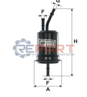 Паливний фільтр KIA RIO I 1.3/1.5 08.00-02.05 WIX FILTERS WF8332 Купити в Україні