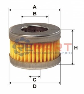 Фільтр палив. газ. обладнання LANDI /PM999/2 (WIX-FILTERS) WIX FILTERS WF8342 (фото 1)