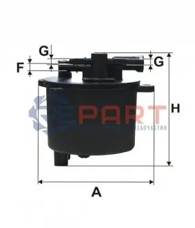 Фото Фільтр паливний Citroen C5/C6/Ford Mondeo 2.2 TDCI/HDi 06- WIX FILTERS (WF8397) зображення 1