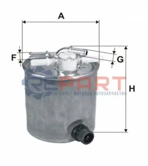 Паливний фільтр NISSAN NV200, NV200 / EVALIA, QASHQAI I, X-TRAIL, X-TRAIL II RENAULT KOLEOS I 1.5D/2.0D 11.06 WIX FILTERS WF8479 Купити в Україні