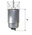 Фото Паливний фільтр CHRYSLER GRAND VOYAGER V, VOYAGER V DODGE CALIBER, NITRO FIAT FREEMONT JEEP CHEROKEE, COMPASS, PATRIOT, WRANGLER III LANCIA VOYAGER 2.0D-2.8D 10.06 WIX FILTERS (WF8499) зображення 1