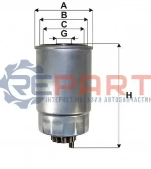 Паливний фільтр CHRYSLER GRAND VOYAGER V, VOYAGER V DODGE CALIBER, NITRO FIAT FREEMONT JEEP CHEROKEE, COMPASS, PATRIOT, WRANGLER III LANCIA VOYAGER 2.0D-2.8D 10.06 WIX FILTERS WF8499 Купити в Україні