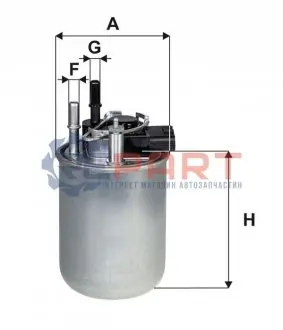 Паливний фільтр NISSAN JUKE, PULSAR 1.5D 06.10 WIX FILTERS WF8519 Купити в Україні