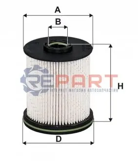 Паливний фільтр OPEL ASTRA K, ASTRA K/KOMBI 1.5D/1.6D 06.15 WIX FILTERS WF8522 Купити в Україні