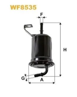Паливний фільтр TOYOTA LAND CRUISER PRADO 2.7/4.0 12.02-12.10 WIX FILTERS WF8535 Купити в Україні