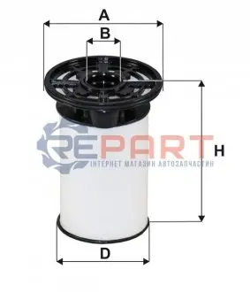 Паливний фільтр ALFA ROMEO GIULIA FIAT DUCATO 2.0D-3.0D 07.06 WIX FILTERS WF8555 Купити в Україні