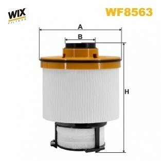 Фільтр паливний Toyota Hilux VIII 2.4D 15- WIX FILTERS WF8563