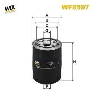 Фільтр паливний Mazda 3 1.8D 19 WIX FILTERS WF8597 Купити в Україні