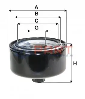 Фото Фільтр масляний VW LT 2.8TDI WIX FILTERS (WL7414) зображення 1