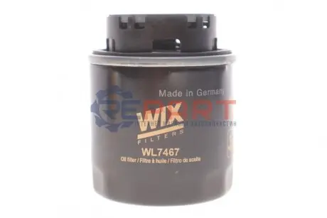 Фото Фільтр масляний VW Golf 1.2/1.4 TSI 07-13/Jetta/Passat 1.4 TSI 07-10 WIX FILTERS (WL7467) зображення 1