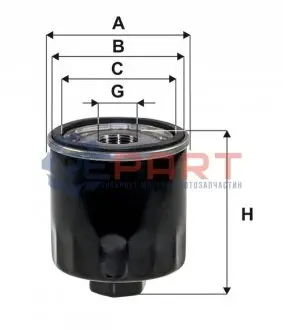 Масляний фільтр FORD TRANSIT V363 2.0D/2.0DH 01.17 WIX FILTERS WL7547 Купити в Україні