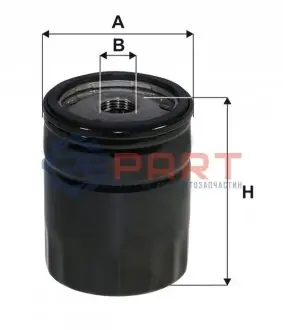 Масляний фільтр SUBARU FORESTER, IMPREZA, LEGACY IV, LEGACY V, OUTBACK, XV 2.0D 02.08 WIX FILTERS WL7551 Купити в Україні