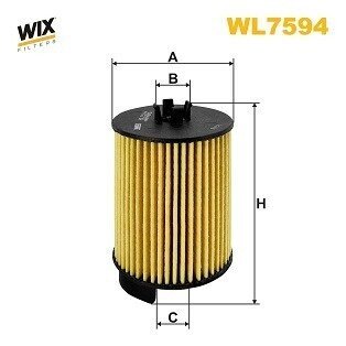 Фільтр масляний Audi A4/A5/A6 2.0 TDI Mild Hybrid 18- WIX FILTERS WL7594 (фото 1)