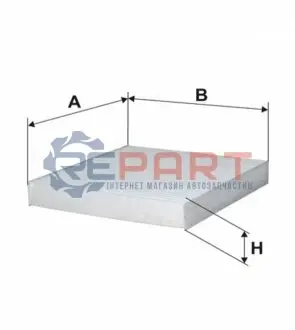 Фільтр салону KIA SOUL I 1.6/1.6D/1.6LPG 02.09-12.14 WIX FILTERS WP2006 Купити в Україні