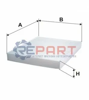 Фільтр салону HYUNDAI IX55 3.0D/3.8 09.08-12.12 WIX FILTERS WP2022 Купити в Україні