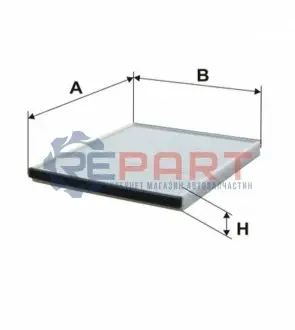 Фільтр салону CHEVROLET AVEO / KALOS 1.2-1.5 05.05 WIX FILTERS WP2028 Купити в Україні