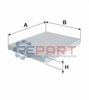 Фото Фільтр салону Hyundai Santa Fe 2.0-2.2CRDI/2.4 06-12 WIX FILTERS (WP2056) зображення 1