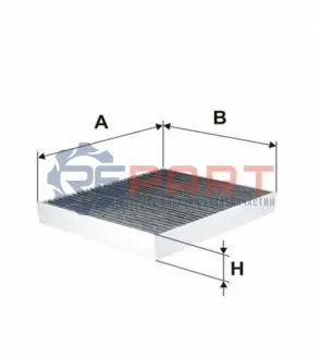 Фільтр салону Chevrolet Camaro/Opel Astra K/Insignia 15-/Meriva B 12-17/Ampera-e 17-19 (вугільний) WIX FILTERS WP2107 Купити в Україні