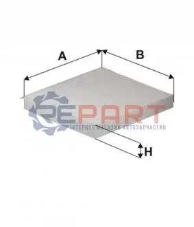 Фільтр салону KIA STINGER 2.0/2.2D/3.3 06.17 WIX FILTERS WP2212 Купити в Україні