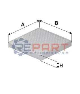 Фільтр салону JEEP WRANGLER III 2.8D/3.6/3.8 04.07 WIX FILTERS WP2214 Купити в Україні