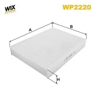 Фільтр салону Land Rover Discovery Sport 14-/Range Rover Evoque 18 WIX FILTERS WP2220 Купити в Україні