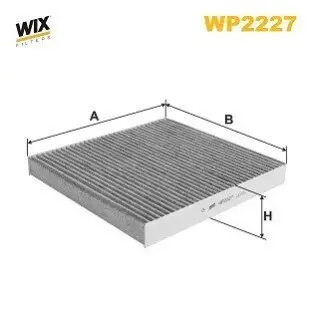 Фільтр салону Jeep Grand Cherokee 11 WIX FILTERS WP2227 Купити в Україні