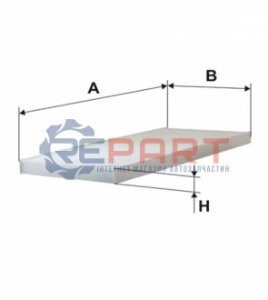 Фільтр салону WIX FILTERS WP6868 (фото 1)