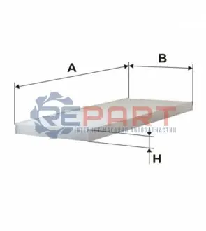 Фільтр салону FIAT BARCHETTA, PUNTO LANCIA Y 1.1-1.8 09.93-05.05 WIX FILTERS WP6868 Купити в Україні
