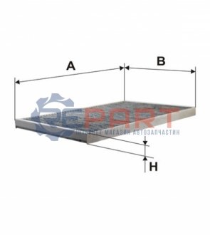 Фільтр салону WIX FILTERS WP6873 (фото 1)