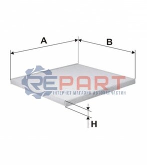 Фільтр повітря (салону) WIX FILTERS WP6876 (фото 1)