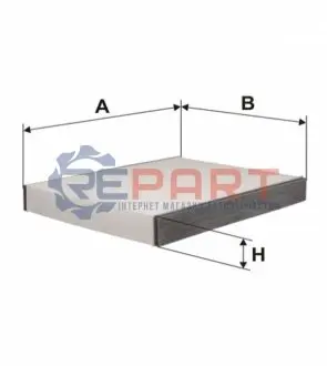 Фільтр салону Ford Fiesta/Fusion 01-12 WIX FILTERS WP9110 Купити в Україні